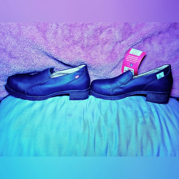 Nurses! CUTE & COMFY work shoes! NWTIB Steel-toe, xtra cushion, OSHA-approved - Picture 5 of 10
